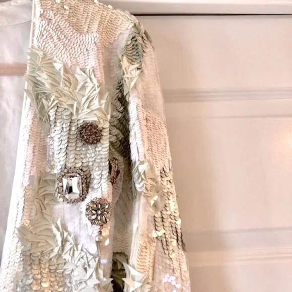 New HOUSE OF HARLOW 1960 x REVOLVE Jolie Jacket Sequin Embellished M MSRP $458